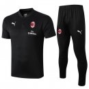 Polo AC Milan Set Completo 2019 2020 Nero