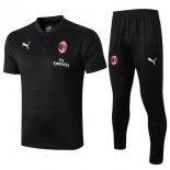 Polo AC Milan Set Completo 2019 2020 Nero