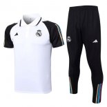 Polo Real Madrid Set Completo 2023 2024 Bianco Nero