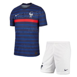 Maglia Francia Home Bambino 2020 Blu