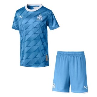 Maglia Marseille Away Bambino 2019 2020 Blu