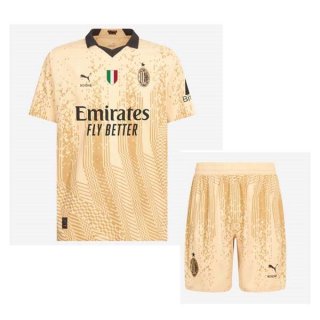 Maglia AC Milan 4th Bambino 2022 2023 Giallo