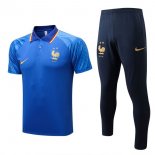 Polo Francia Set Completo 2022 2023 Blu 1 Polo Francia Set Completo 2022 2023 Blu 1