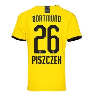Thailandia Maglia Borussia Dortmund NO.26 Piszczek Home 2019 2020 Giallo