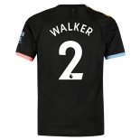 Maglia Manchester City NO.2 Walker Away 2019 2020 Nero