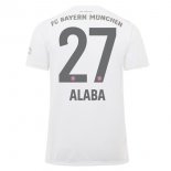 Maglia Bayern Munich NO.27 Alaba Away 2019 2020 Bianco Maglia Bayern Munich NO.27 Alaba Away 2019 2020 Bianco