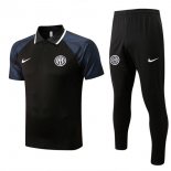 Polo Inter Milan Set Completo 2022 2023 Nero