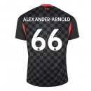 Maglia Liverpool NO.66 Arnold Terza 2020 2021 Nero