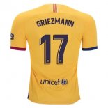 Maglia Barcellona NO.17 Griezmann Away 2019 2020 Giallo