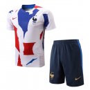 Maglia Formazione Francia Set Completo 2022 2023 Blu Rosso Maglia Formazione Francia Set Completo 2022 2023 Blu Rosso