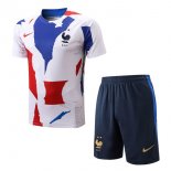 Maglia Formazione Francia Set Completo 2022 2023 Blu Rosso Maglia Formazione Francia Set Completo 2022 2023 Blu Rosso