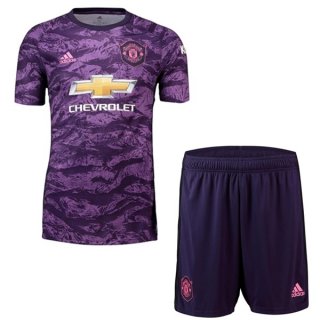 Maglia Manchester United Bambino Portiere 2019 2020 Porpora