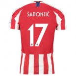 Thailandia Maglia Atletico Madrid NO.17 Saponjic 2019 2020 Rosso