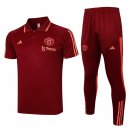 Polo Manchester United Set Completo 2024 Rosso Polo Manchester United Set Completo 2024 Rosso