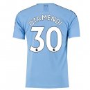 Maglia Manchester City NO.30 Otamendi Home 2019 2020 Blu Maglia Manchester City NO.30 Otamendi Home 2019 2020 Blu
