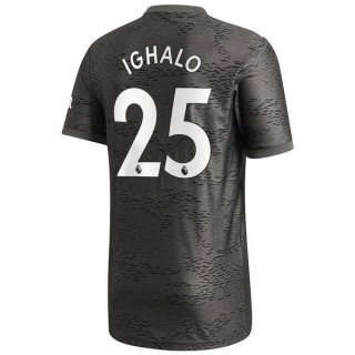 Maglia Manchester United NO.25 Ighalo Away 2020 2021 Nero