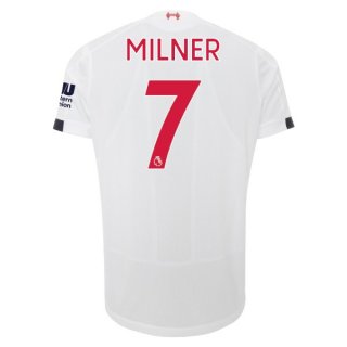 Maglia Liverpool NO.7 Milner Away 2019 2020 Bianco