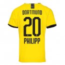 Thailandia Maglia Borussia Dortmund NO.20 Phillipp Home 2019 2020 Giallo