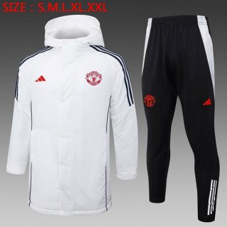 Piumino Manchester United Set Completo 2024 2025 Bianco