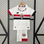 Maglia Sao Paulo Home Bambino 2024 2025 Maglia Sao Paulo Home Bambino 2024 2025