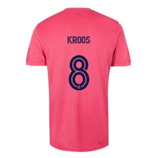 Maglia Real Madrid Away NO.8 Kroos 2020 2021 Rosa