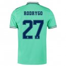 Maglia Real Madrid NO.27 Rodrygo Terza 2019 2020 Verde