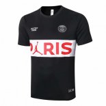 Maglia di Formazione Paris Saint Germain 2020 2021 Nero Bianco