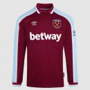Thailandia Maglia West Ham United Home ML 2021 2022 Thailandia Maglia West Ham United Home ML 2021 2022