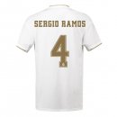 Maglia Real Madrid NO.4 Sergio Ramos Home 2019 2020 Bianco