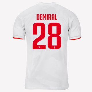 Maglia Juventus NO.28 Demiral Away 2019 2020 Grigio Bianco