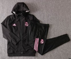 Giacca a vento Real Madrid Set Completo 2020 2021 Nero Rosa