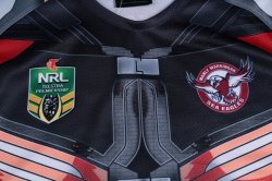 Thailandia Maglia Manly Sea Eagles Falcon 2017 2018 Nero Thailandia Maglia Manly Sea Eagles Falcon 2017 2018 Nero