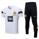 Maglia Borussia Dortmund Set Completo 2023 2024 Bianco Nero
