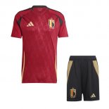 Maglia Belgio Home Bambino 2024 Maglia Belgio Home Bambino 2024