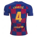 Maglia Barcellona NO.4 I.Rakitic Home 2019 2020 Blu Rosso