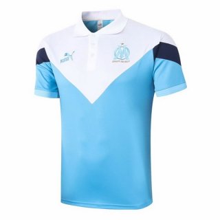 Polo Marseille 2020 2021 Blu Luce