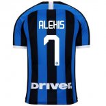 Maglia Inter Milan NO.7 Alexis Cancelo Home 2019 2020 Blu