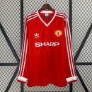 Thailandia Maglia Manchester United Home ML Retro 1986 1988