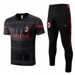 Maglia AC Milan Set Completo 2022 2023 Grigio