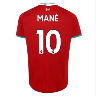 Maglia Liverpool NO.10 Mane Home 2020 2021 Rosso