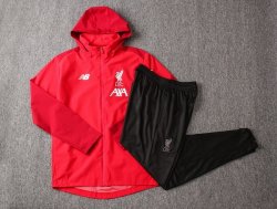 Giacca a vento Liverpool Set Completo 2019 2020 Rosso Nero Giacca a vento Liverpool Set Completo 2019 2020 Rosso Nero