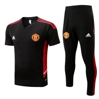 Maglia Manchester United Set Completo 2022 2023 Nero