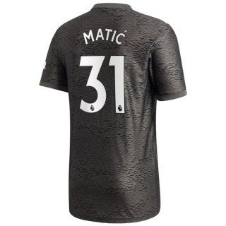 Maglia Manchester United NO.31 Matic Away 2020 2021 Nero