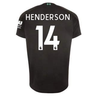 Maglia Liverpool NO.14 Henderson Terza 2019 2020 Nero