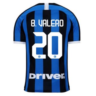 Maglia Inter Milan NO.20 B.Valero Home 2019 2020 Blu