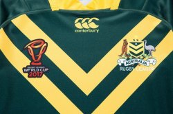 Thailandia Maglia Australia Home RLWC 2017 2018 Verde Thailandia Maglia Australia Home RLWC 2017 2018 Verde