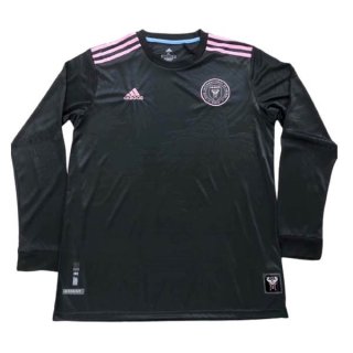 Maglia Miami Home Manga Larga 2021 2022 Nero