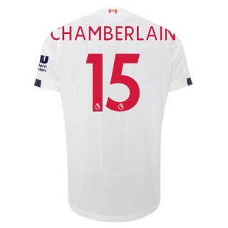 Maglia Liverpool NO.15 Chamberlain Away 2019 2020 Bianco