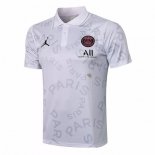 Polo Paris Saint Germain 2021 2022 Bianco Rosa