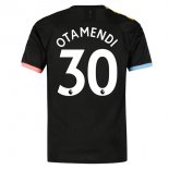 Maglia Manchester City NO.30 Otamendi Away 2019 2020 Nero